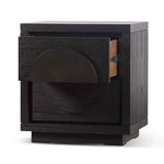 Ex Display - Bonnie Bedside Table - Textured Espresso Black Bedside Table Valerie-Core   