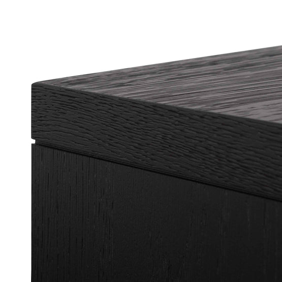 Ex Display - Bonnie Bedside Table - Textured Espresso Black Bedside Table Valerie-Core   