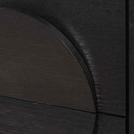 Ex Display - Bonnie Bedside Table - Textured Espresso Black Bedside Table Valerie-Core   