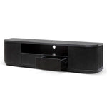 Ex Display - Elino 2m Veneer Top Entertainment TV Unit - Full Black TV/Entertainment Unit Dwood-Core   