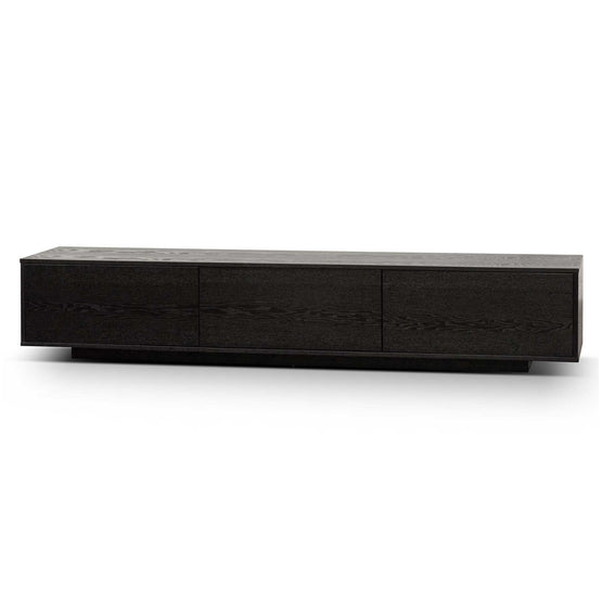 Ex Display - Letty 2.3m Wooden Entertainment Unit - Full Black TV/Entertainment Unit Better B-Core   