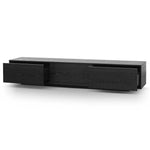 Ex Display - Letty 2.3m Wooden Entertainment Unit - Full Black TV/Entertainment Unit Better B-Core   