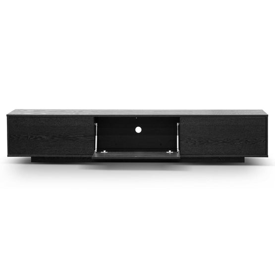 Ex Display - Letty 2.3m Wooden Entertainment Unit - Full Black TV/Entertainment Unit Better B-Core   