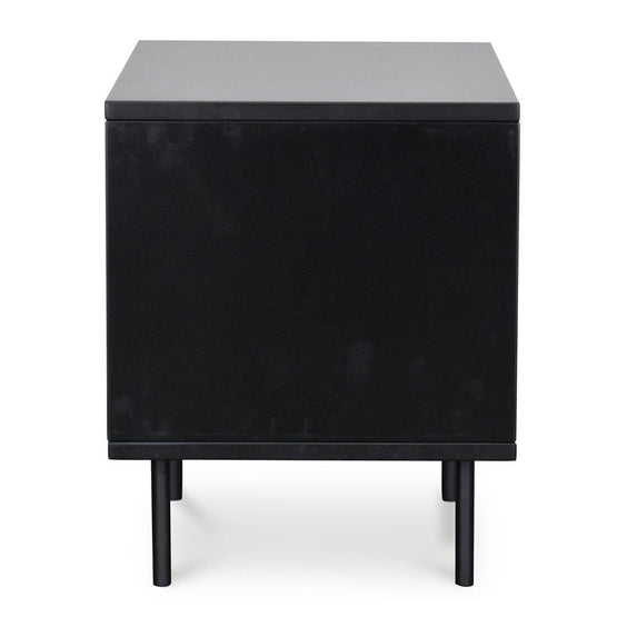 Avenue Bedside Table - Natural Oak - Matt Black - Last One Bedside Table Century-Core   