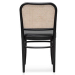 Ex Display - Bonilla Black Cushion Dining Chair - Natural Rattan Dining Chair Swady-Core   