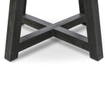 Clearance - Carlson 130cm Black Marble Dining Table with Glass Top. Dining Table DJ Kalead-Core   