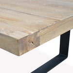 Ex Display - Dalton Reclaimed Elm Wood 10 Seater Dining Table 3m - Rustic Natural Dining Table Reclaimed-Core