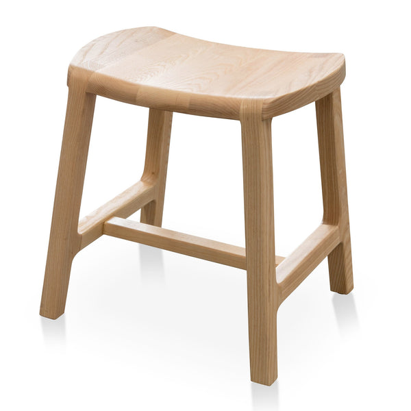 Judy Wooden Low Stool - Natural | Interior Secrets