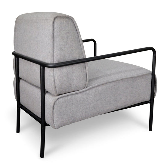 Ken Fabric Lounge Chair - Light Grey Armchair LF-Core   