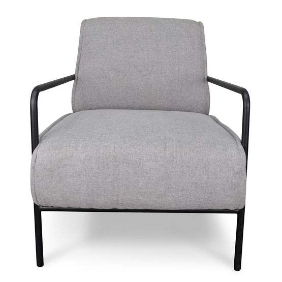 Ken Fabric Lounge Chair - Light Grey Armchair LF-Core   