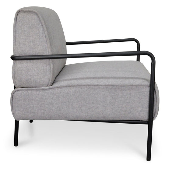 Ken Fabric Lounge Chair - Light Grey Armchair LF-Core   