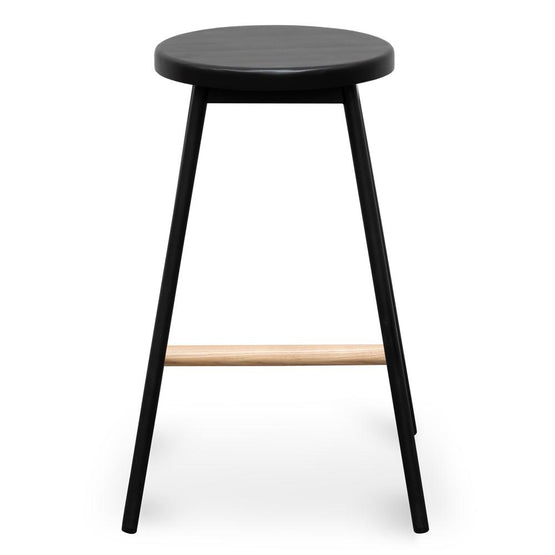 Leo Timber Bar Stool - Black - Last One Bar Stool New Home-Core   