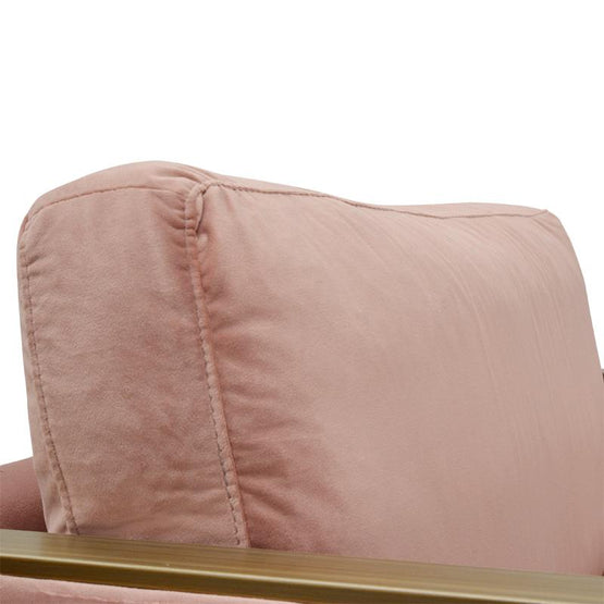 Leona Fabric Armchair In Pink Armchair DJ Kalead-Core   