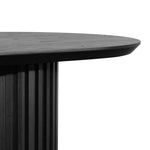 Ex Display - Marty 2.2m Wooden Dining Table - Black Oak Dining Table Century-Core   