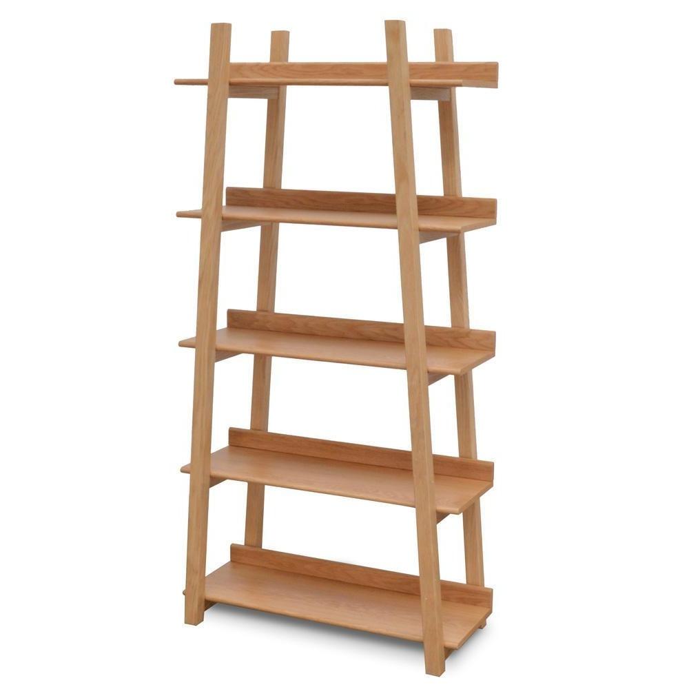 Natural oak deals bookshelf