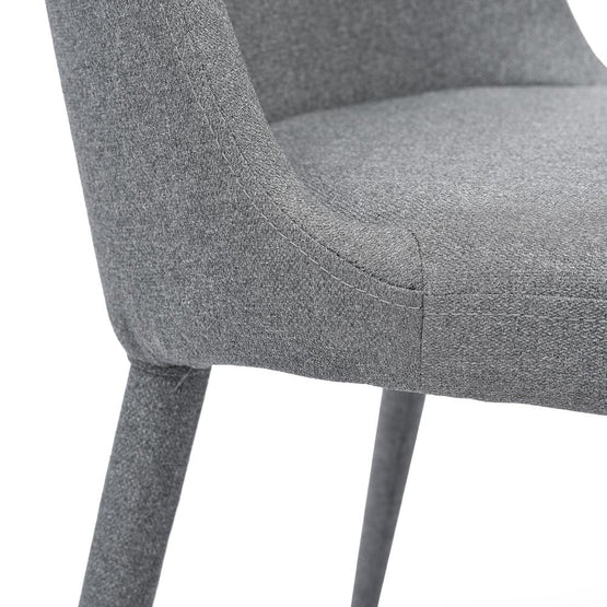 Ex Display - Millie Fabric Dining Chair - Coin Grey Dining Chair Homei-Core