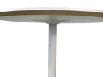 Ex Display - Scope Round Office Meeting Table - White Meeting Table Sun Desk-Core