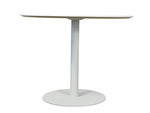 Ex Display - Scope Round Office Meeting Table - White Meeting Table Sun Desk-Core