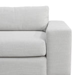 Vera 3 Seater Fabric Sofa with Movable Chaise - Light Texture G ...